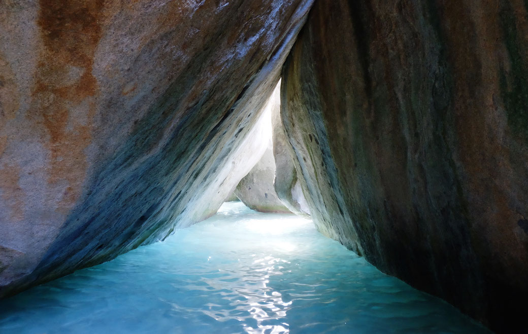 In den Höhlen von The Baths auf Virgin Gorda